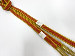 未使用品　正絹　撚り房　手組帯締め